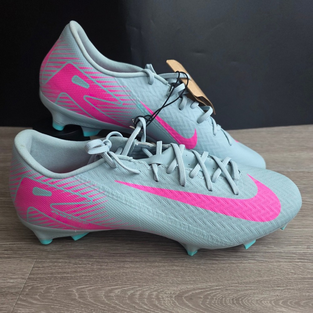 Nike Zoom Vapor 16 Academy FG/MG Mens 10 Ocean Cube Pink Blast FQ8374-301